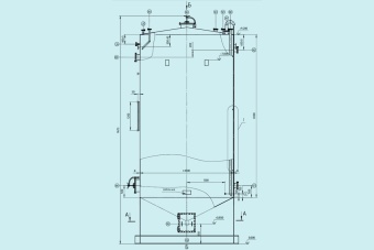 Чертеж Стальные силосы и емкости для жидких сред